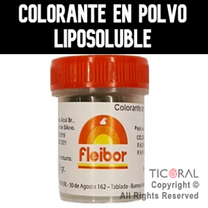 F.COLORANTE POLVO LIPOSOLUBLE NEGRO 5GR x 4